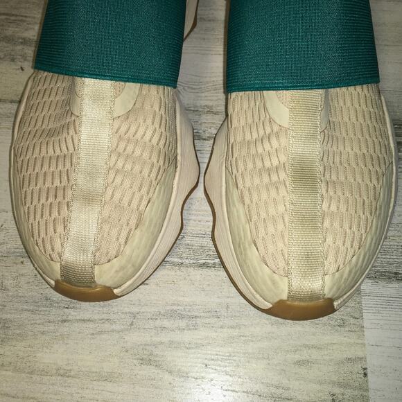 Sorel Kinetic Impact II Strap Sneaker Tan Teal Womens 7 Slip On Athleisure GORP - Picture 3 of 10